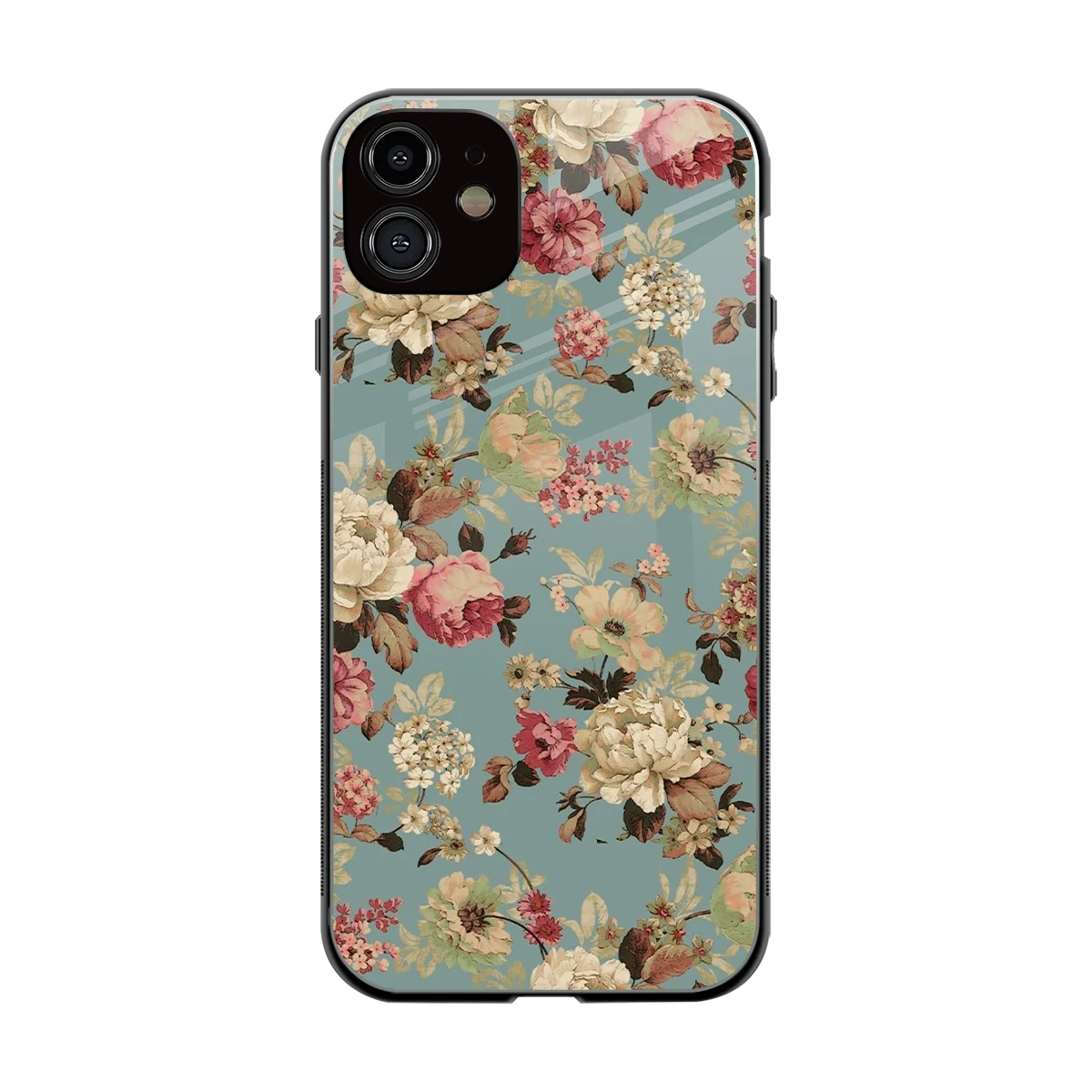 Bloom Bliss back phone cover | glass case for iphone 12