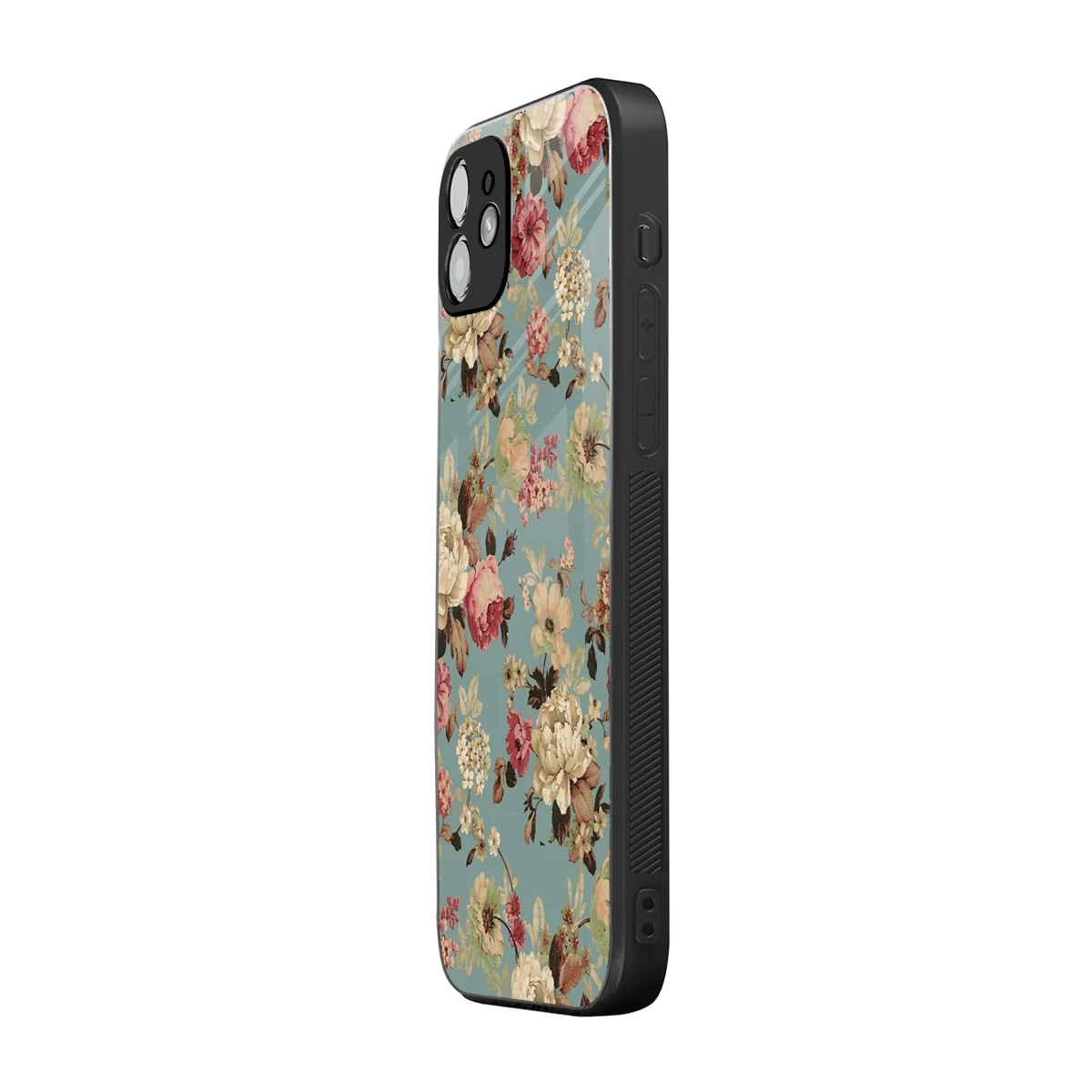Bloom Bliss iphone 12 mobile cover | shockproof glass phone case