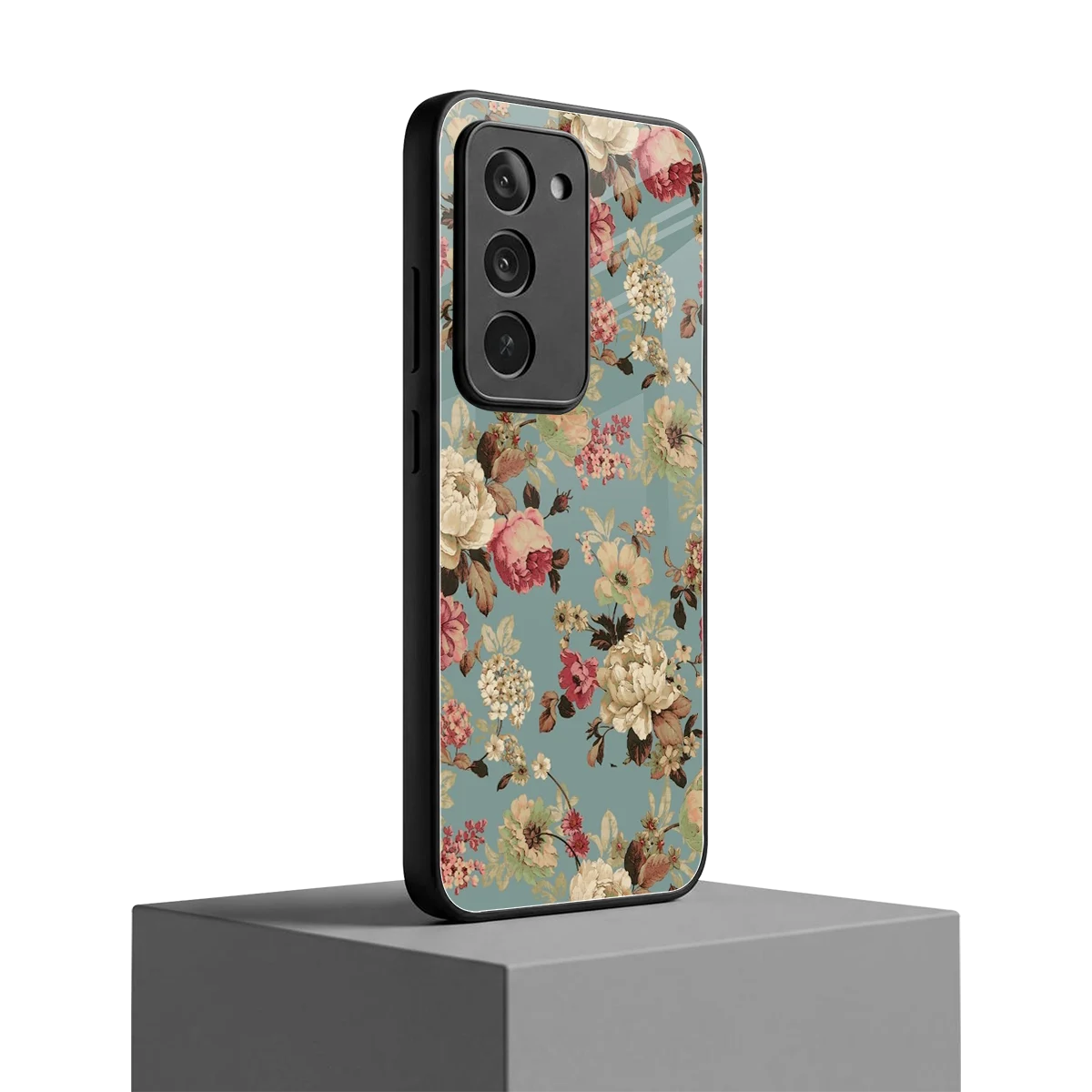 Bloom Bliss redmi 15 5g mobile cover | shockproof glass phone case