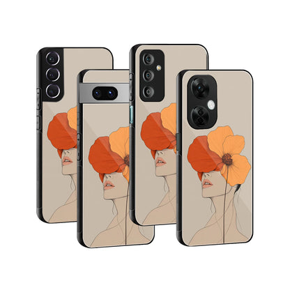 Stylish Glass Back Case for All Smartphones iPhone, Samsung, OnePlus, Pixel, Redmi, Oppo, Vivo, Motorola