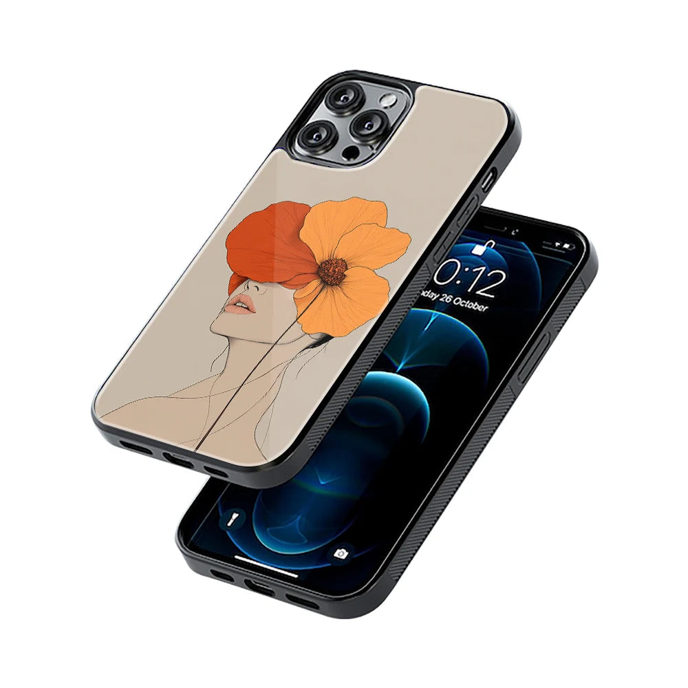 Protective Glass Back Phone Case Compatible with iPhone, Samsung, OnePlus, Pixel & More