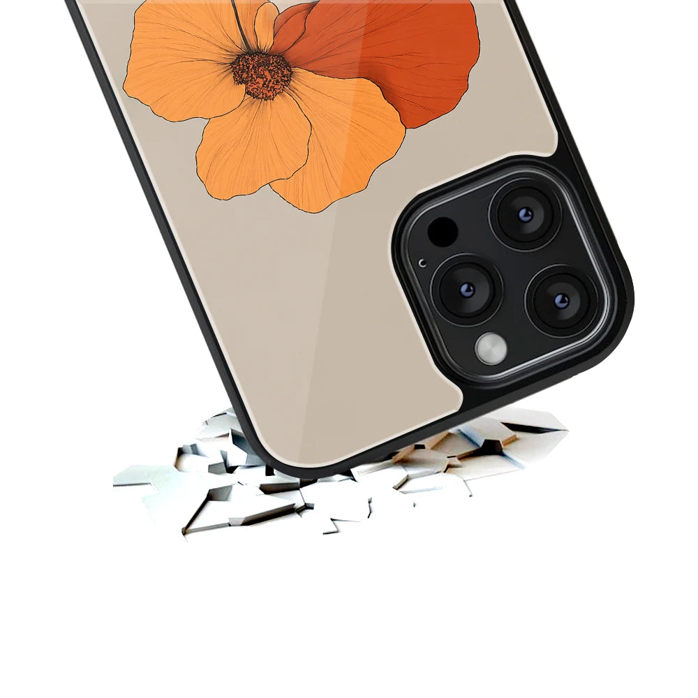Durable Glass Back Mobile Case for iPhone, Samsung, OnePlus, Google Pixel, Redmi, Vivo, Oppo