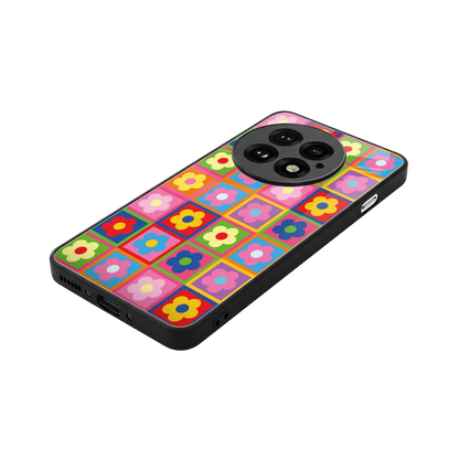 Blossom Harmony stylish phone case for oneplus 13 | glossy glass and slim fit