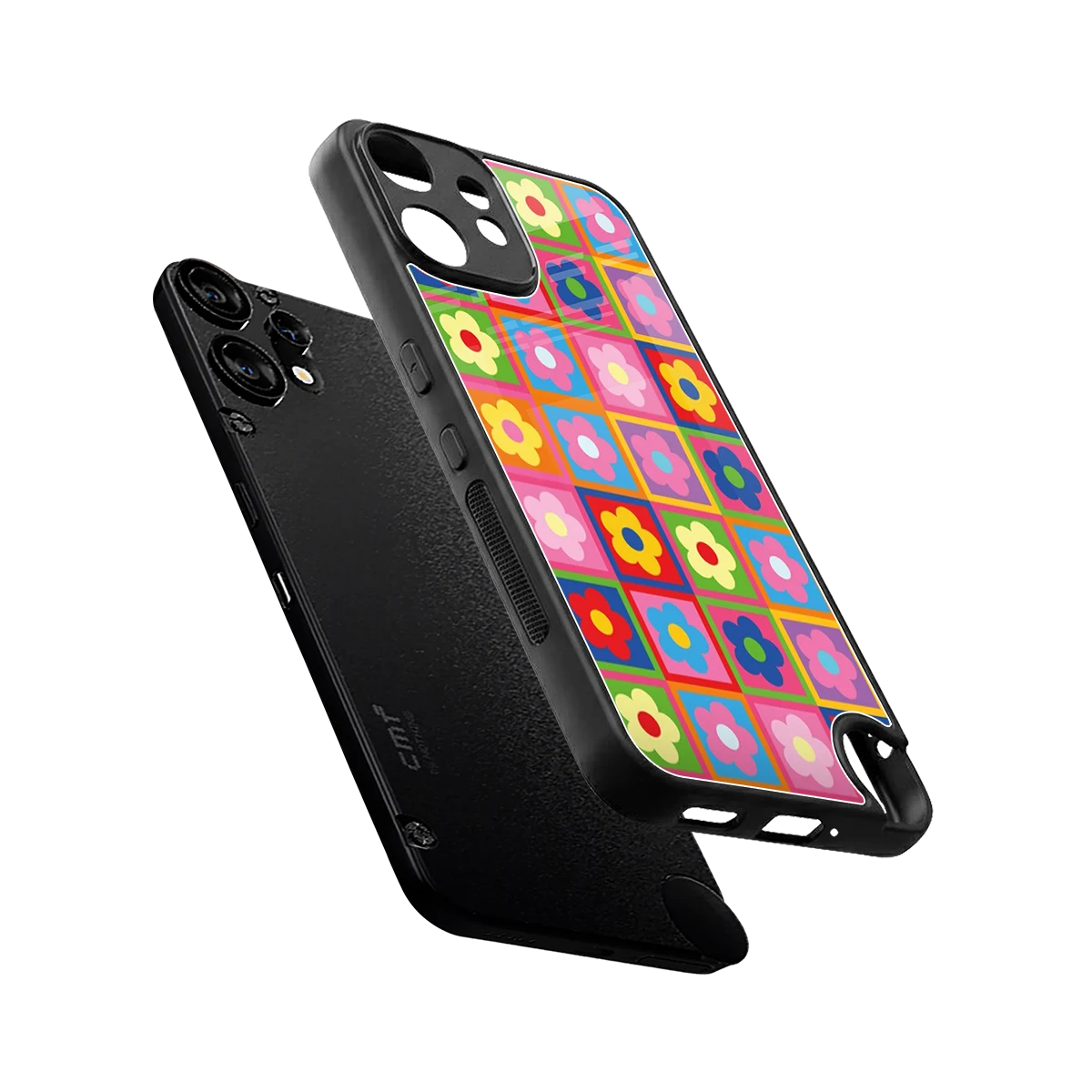 Blossom Harmony sleek cmf nothing phone 2 pro cover with tempered glass back and TPU edges