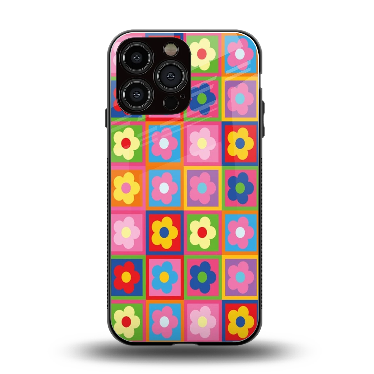 Blossom Harmony back phone cover | glass case for iphone 15 pro max