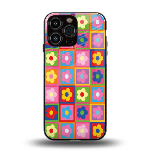Blossom Harmony back phone cover | glass case for iphone 15 pro max