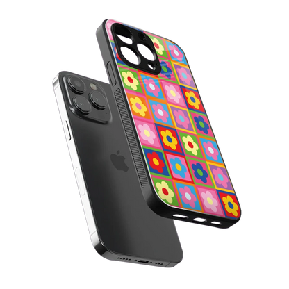 Blossom Harmony sleek iphone 15 pro max cover with tempered glass back and TPU edges
