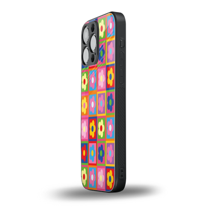 Blossom Harmony iphone 15 pro max mobile cover | shockproof glass phone case