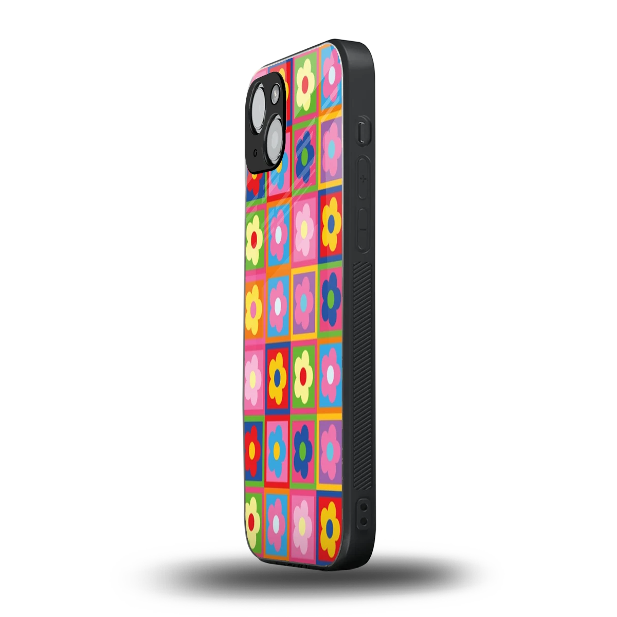 Blossom Harmony iphone 15 mobile cover | shockproof glass phone case