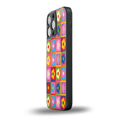 Blossom Harmony iphone 16 pro max mobile cover | shockproof glass phone case