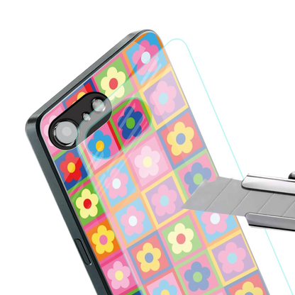 Blossom Harmony stylish phone case for iphone 16e | glossy glass and slim fit