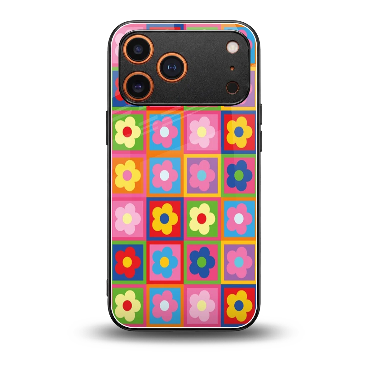 Blossom Harmony back phone cover | glass case for iphone 17 pro max