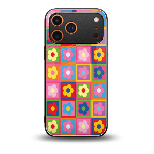 Blossom Harmony back phone cover | glass case for iphone 17 pro max