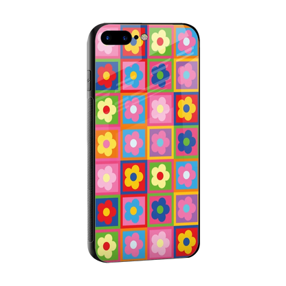Blossom Harmony sleek iphone 8 plus cover with tempered glass back and TPU edges