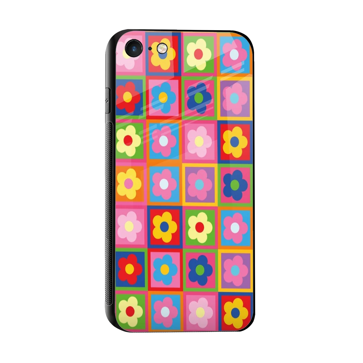 Blossom Harmony sleek iphone 7 cover with tempered glass back and TPU edges