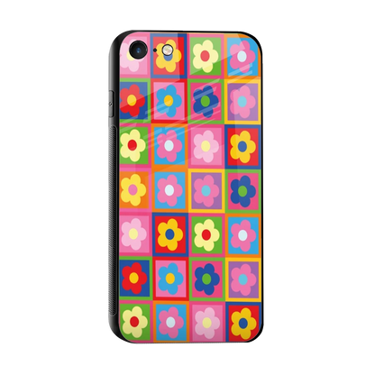 Blossom Harmony sleek iphone 7 cover with tempered glass back and TPU edges