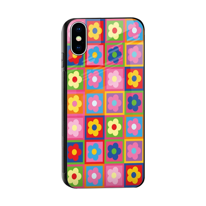 Blossom Harmony sleek iphone xs cover with tempered glass back and TPU edges