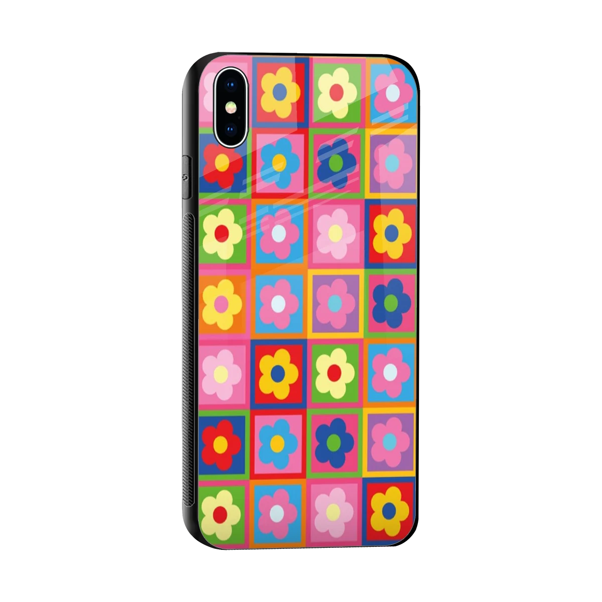 Blossom Harmony sleek iphone xs max cover with tempered glass back and TPU edges