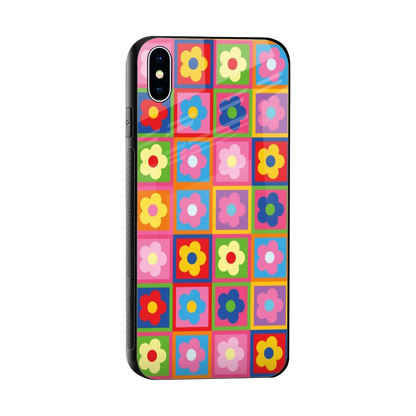 Blossom Harmony sleek iphone xs max cover with tempered glass back and TPU edges