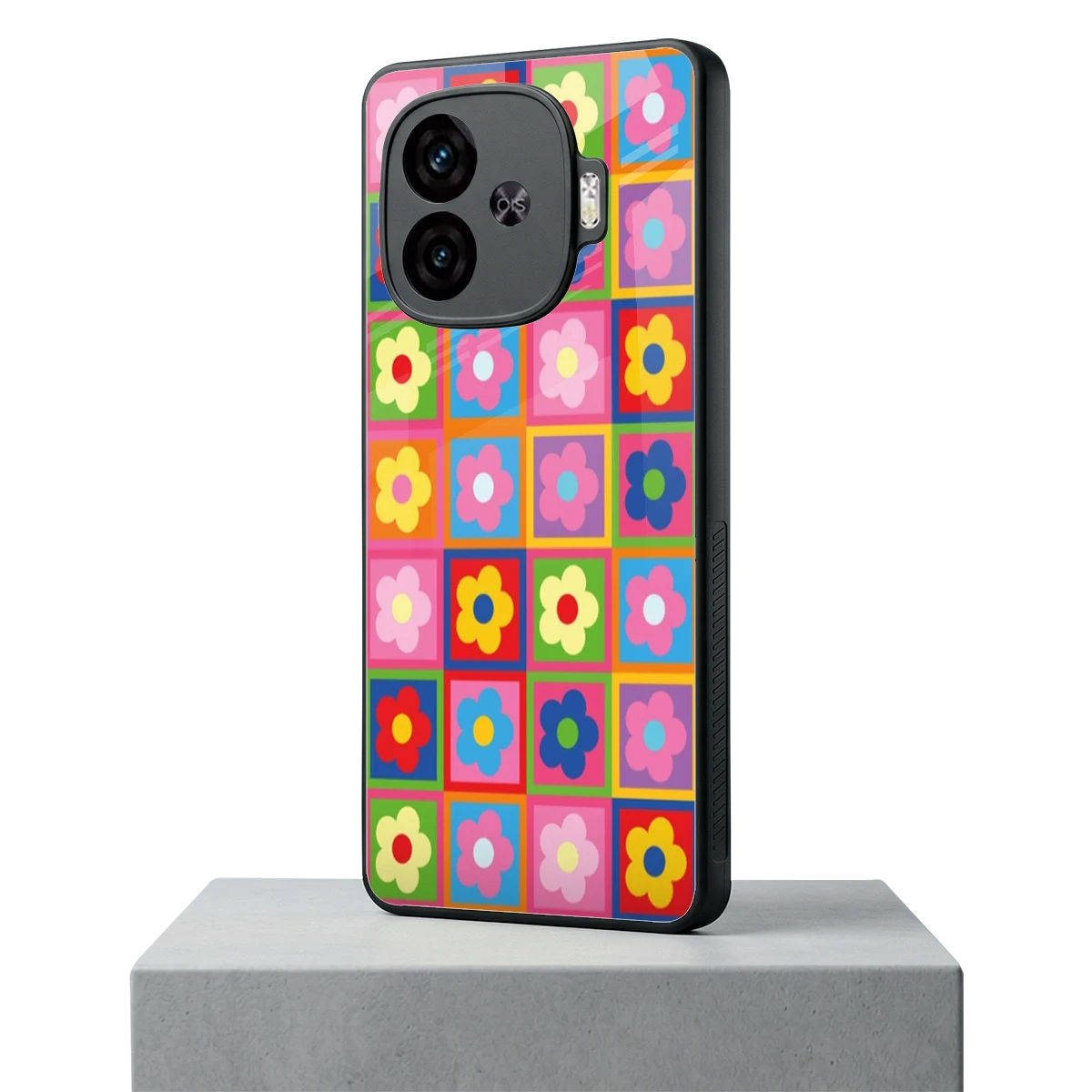 Blossom Harmony iqoo neo 10r 5g mobile cover | shockproof glass phone case