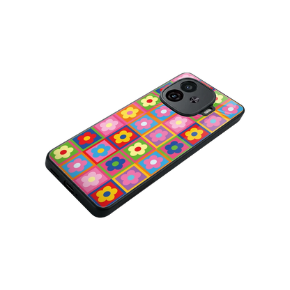 Blossom Harmony stylish phone case for iqoo neo 10r 5g | glossy glass and slim fit