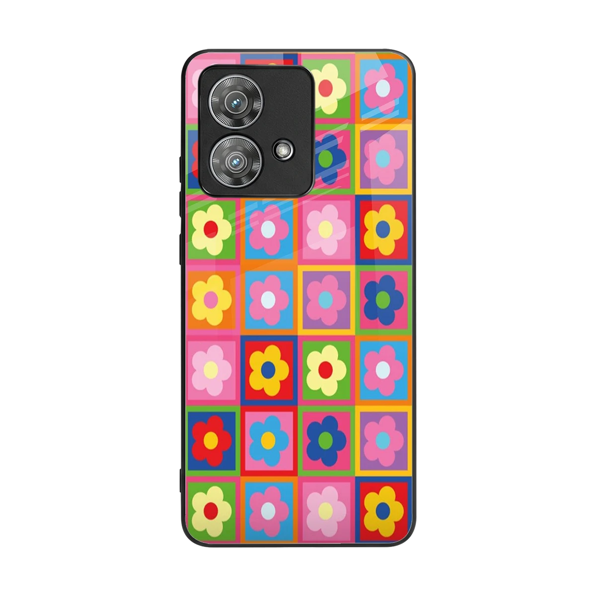 Blossom Harmony back phone cover | glass case for motorola edge 40 neo 5g