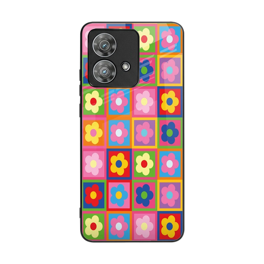 Blossom Harmony back phone cover | glass case for motorola edge 40 neo 5g