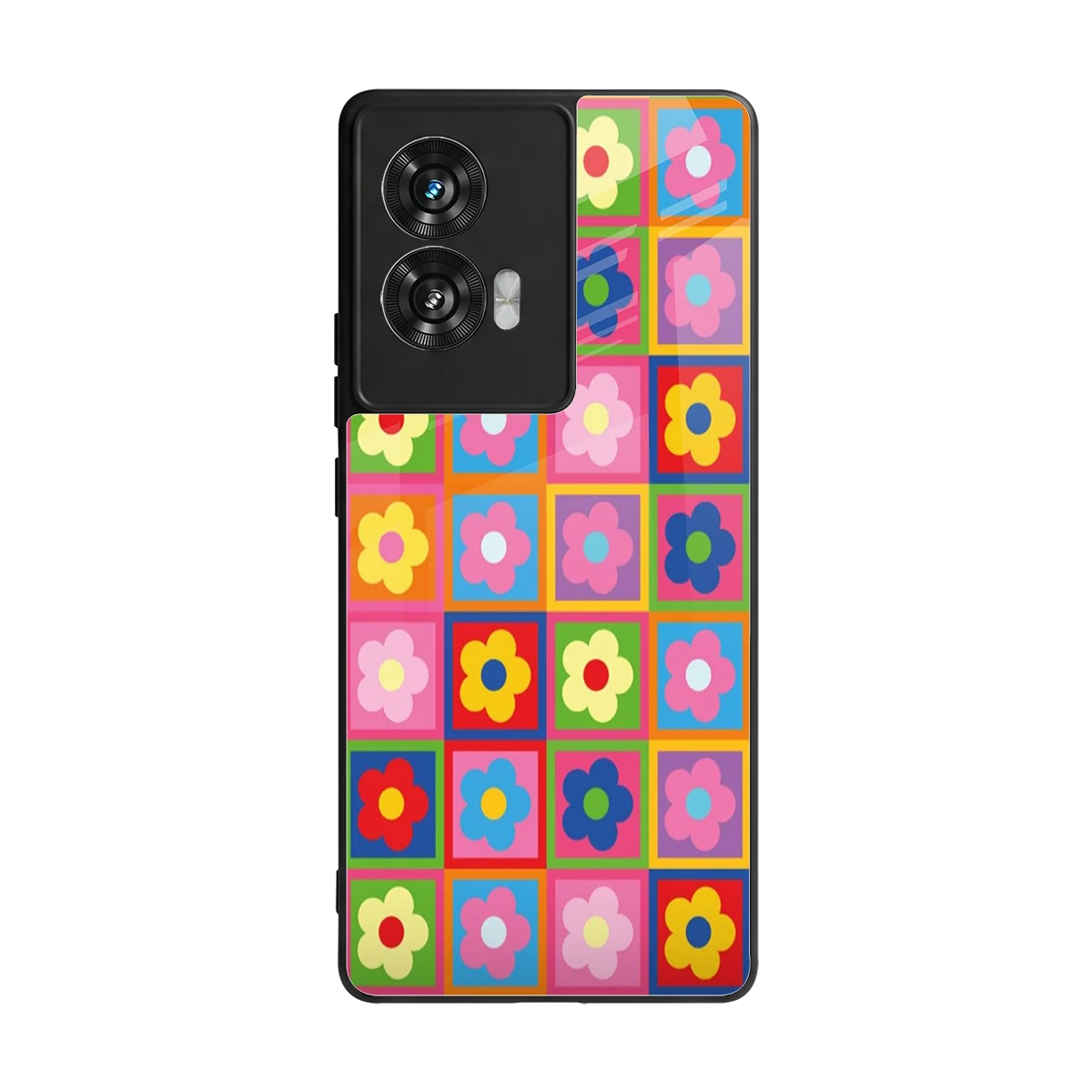 Blossom Harmony back phone cover | glass case for motorola edge 50 fusion
