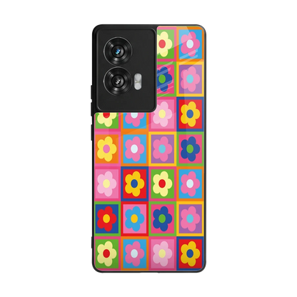 Blossom Harmony back phone cover | glass case for motorola edge 50 fusion