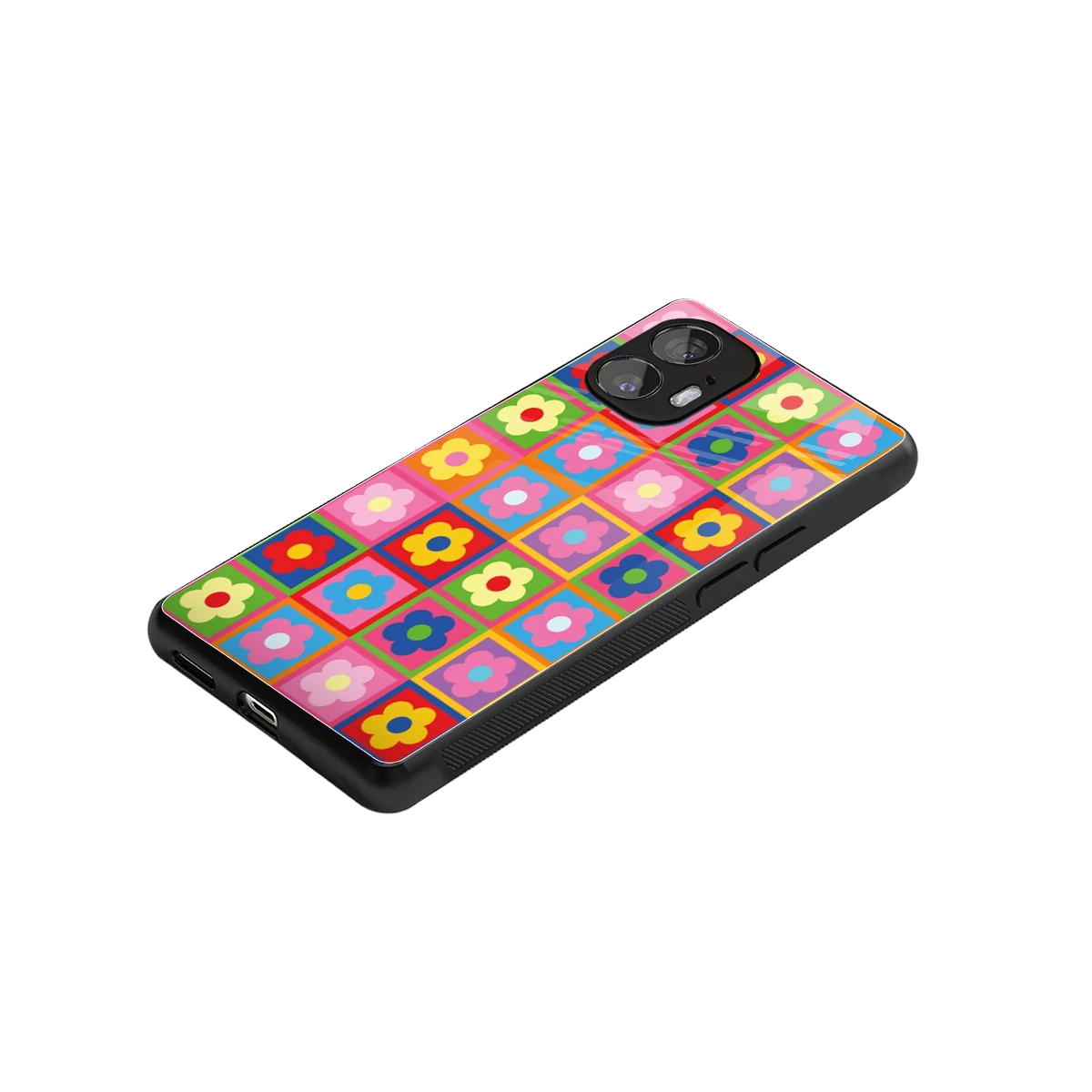 Blossom Harmony stylish phone case for nothing phone 2 | glossy glass and slim fit