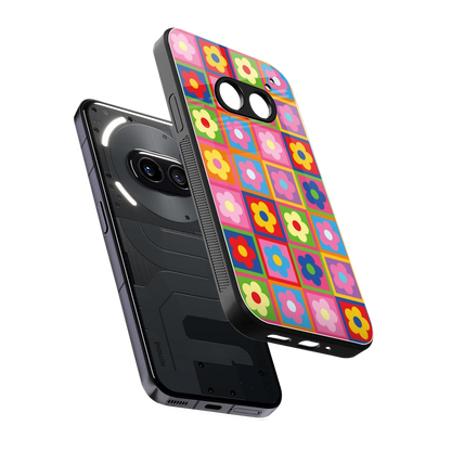 Blossom Harmony sleek nothing phone 2a cover with tempered glass back and TPU edges