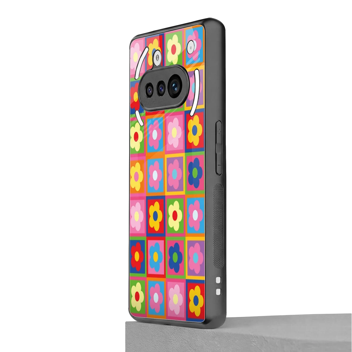 Blossom Harmony nothing phone 3a mobile cover | shockproof glass phone case