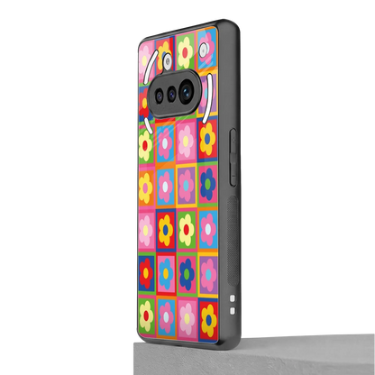 Blossom Harmony nothing phone 3a mobile cover | shockproof glass phone case