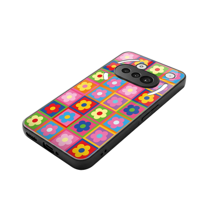 Blossom Harmony stylish phone case for nothing phone 3a | glossy glass and slim fit