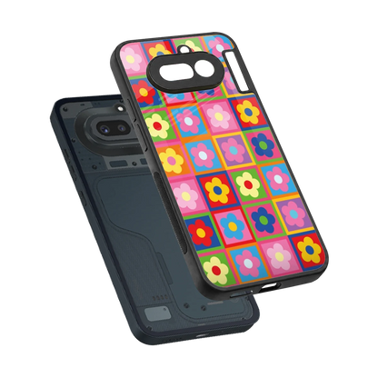 Blossom Harmony sleek nothing phone 4a cover with tempered glass back and TPU edges