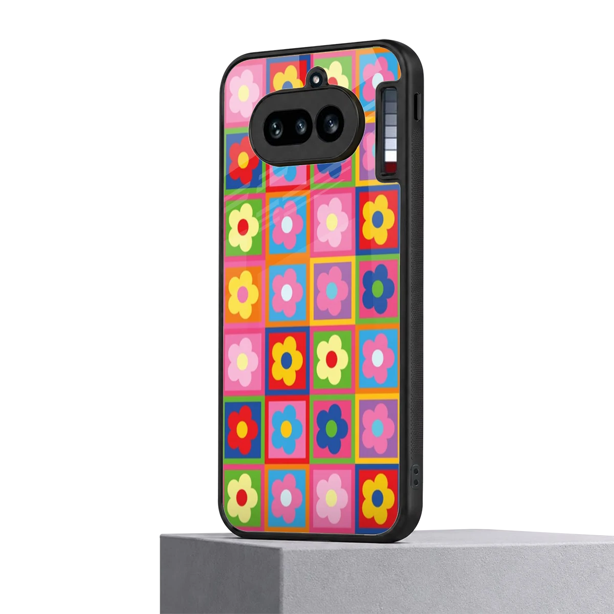 Blossom Harmony nothing phone 4a mobile cover | shockproof glass phone case