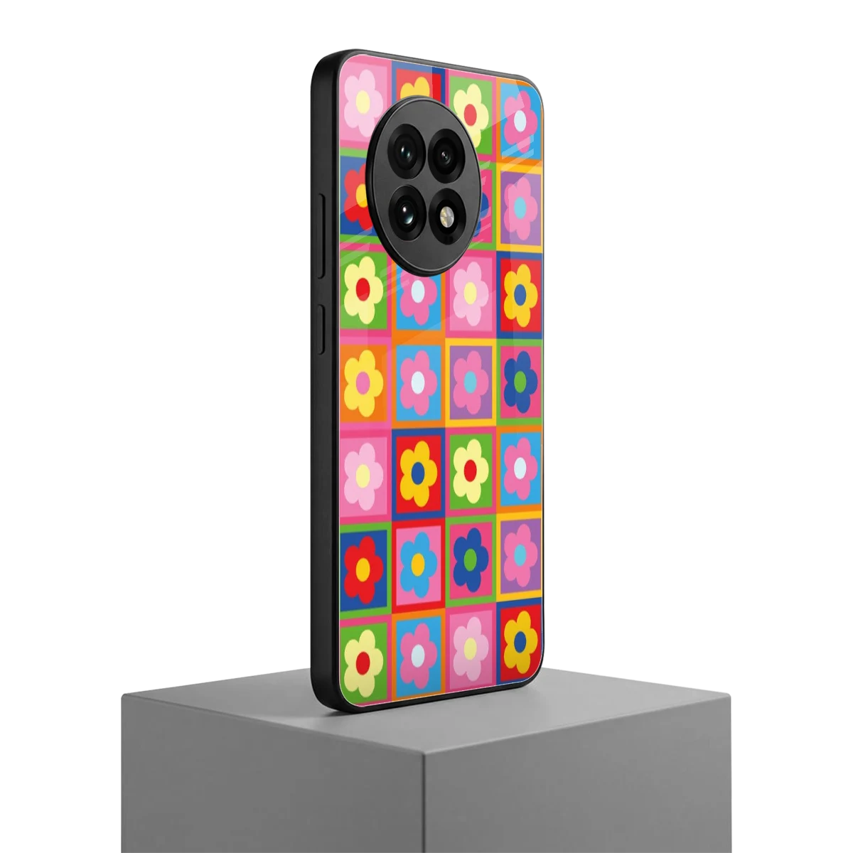 Blossom Harmony oneplus 13r mobile cover | shockproof glass phone case