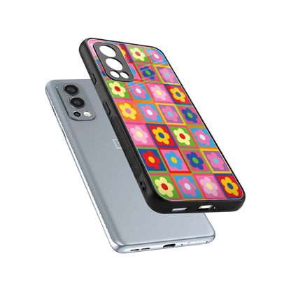 Blossom Harmony sleek oneplus nord 2 cover with tempered glass back and TPU edges