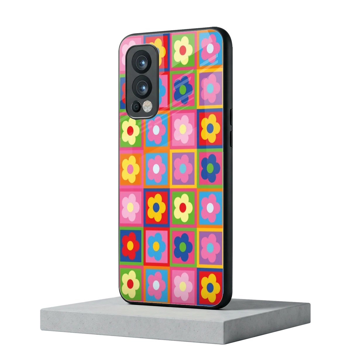 Blossom Harmony oneplus nord 2 mobile cover | shockproof glass phone case