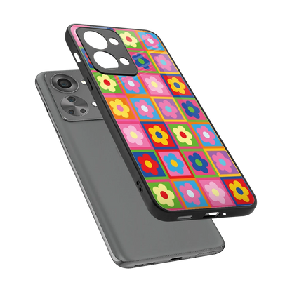 Blossom Harmony sleek oneplus nord 2t cover with tempered glass back and TPU edges