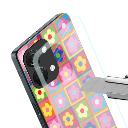 Blossom Harmony stylish phone case for oneplus nord 3 | glossy glass and slim fit