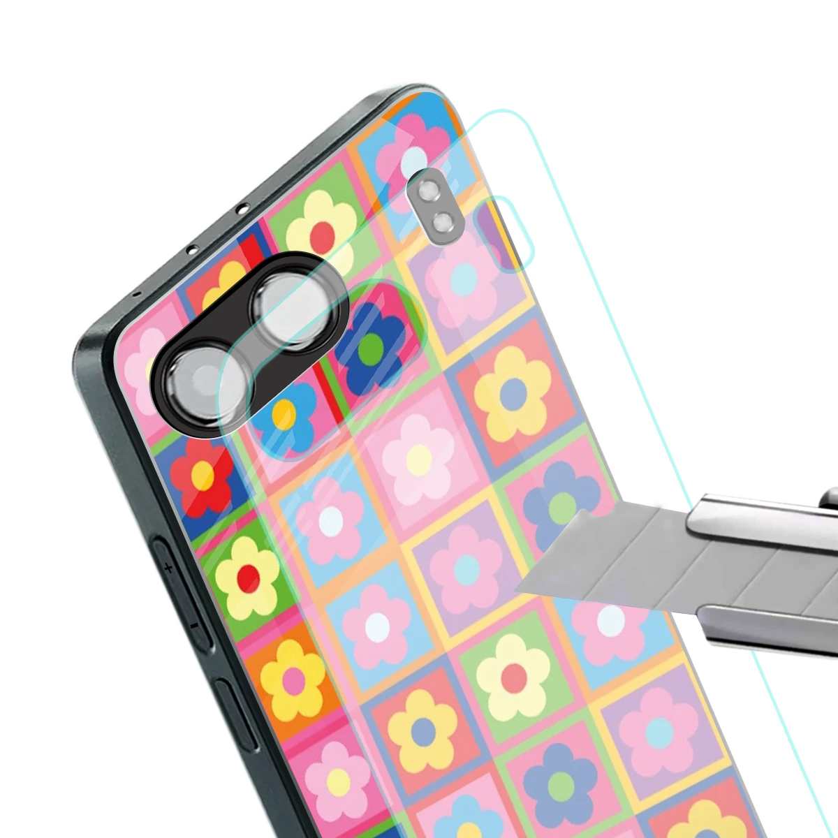 Blossom Harmony stylish phone case for oneplus nord 4 | glossy glass and slim fit