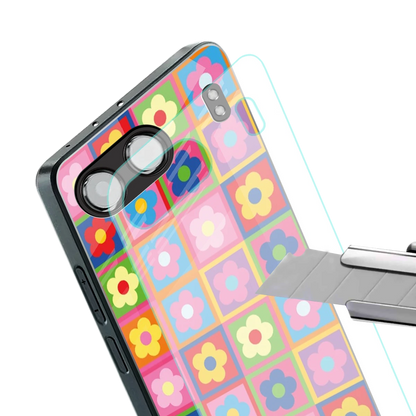 Blossom Harmony stylish phone case for oneplus nord 4 | glossy glass and slim fit
