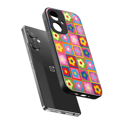 Blossom Harmony sleek oneplus nord ce 3 cover with tempered glass back and TPU edges