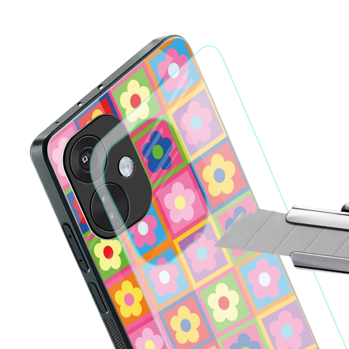 Blossom Harmony stylish phone case for oneplus nord ce 3 | glossy glass and slim fit