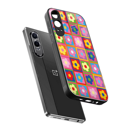 Blossom Harmony sleek oneplus nord ce 4 lite cover with tempered glass back and TPU edges