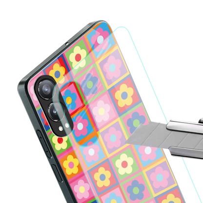 Blossom Harmony stylish phone case for oneplus nord ce 4 lite | glossy glass and slim fit