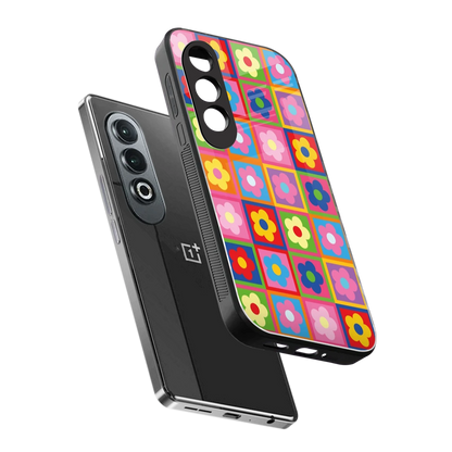 Blossom Harmony sleek oneplus nord ce 4 cover with tempered glass back and TPU edges