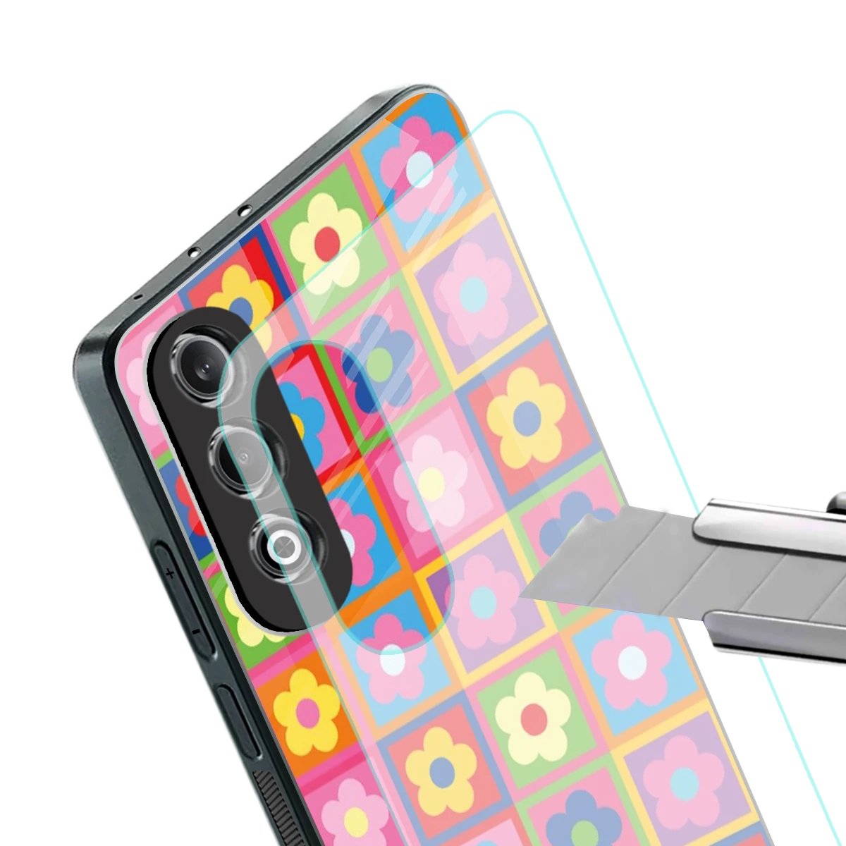 Blossom Harmony stylish phone case for oneplus nord ce 4 | glossy glass and slim fit
