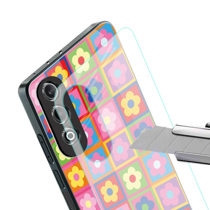 Blossom Harmony stylish phone case for oneplus nord ce 4 | glossy glass and slim fit
